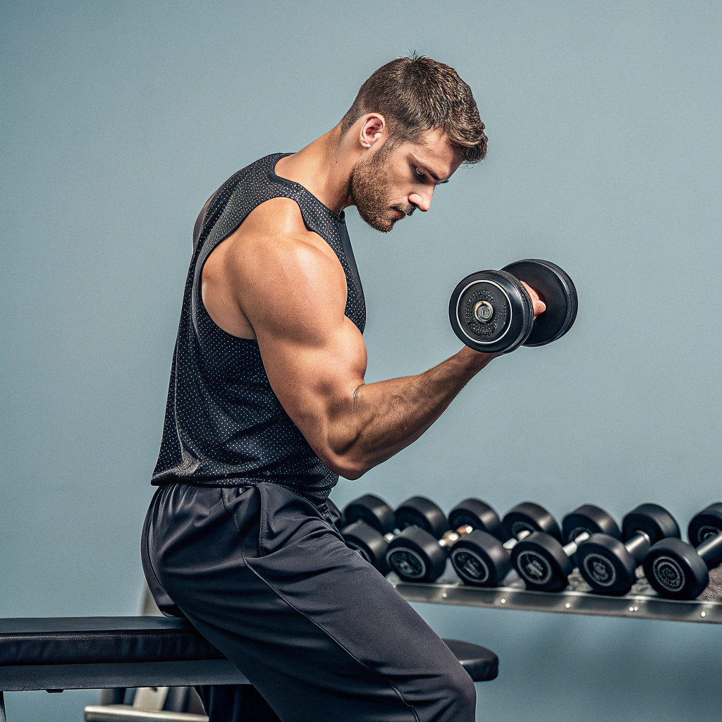 Dumbbell row execution