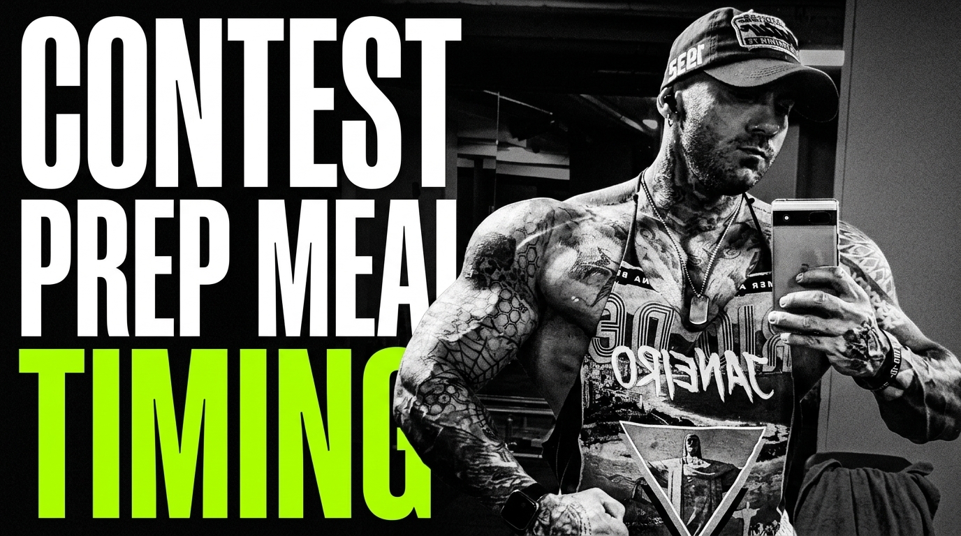 Contest Prep Meal Timing: What Actually Matters