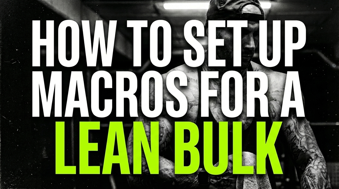 How to Set Up Macros for a Lean Bulk | The Coach Angelo
