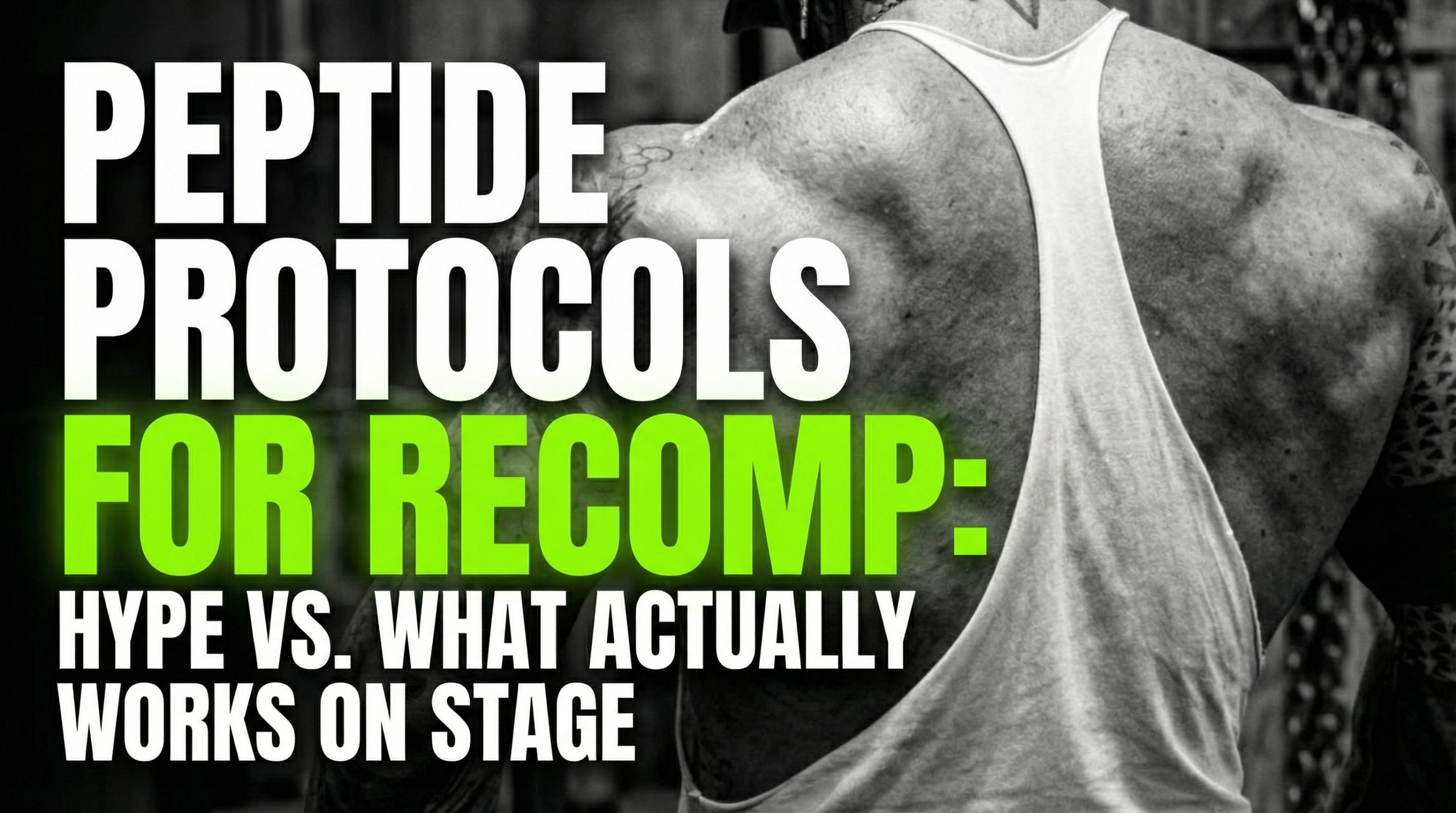 Peptide Protocols for Recomp: Hype vs. What Actually Works On Stage | The Coach Angelo